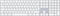 Apple Magic Keyboard - FullSize QWERTZ Duits - Numeriek toetsenblok - Wit