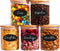 Five Stars® Voorraadpotten - Glas met deksel - 750 ML - 5 delige set - BPA vrij - Met pen & herschrijfbare stickers (5 stuks)