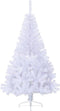 vidaXL - Kunstkerstboom - met - standaard - half - 120 - cm - PVC - wit
