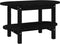 vidaXL - Salontafel - 80x45x45 - cm - massief - grenenhout - zwart