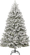 vidaXL - Kunstkerstboom - met - scharnieren - en - sneeuw - 210 - cm