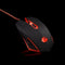 Gembird MUSG-001 - Gaming Muis - 2400 DPI 6-knops - Zwart/Rood