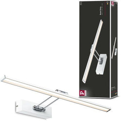 Paulmann Galeria - LED-schilderijlamp 2700K 1050lm 11W Wit Chroom