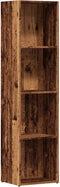vidaXL - Boekenkast - oud - houten - 36x30x143 - cm - bewerkt - hout