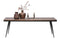 BePureHome Rhombic Eettafel - Hout/Metaal - Naturel - 76x220x90