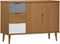 vidaXL - Dressoir - MOLDE - 113x40x80 - cm - massief - grenenhout - bruin