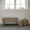 House Nordic Watford - Bankje Bouclé Opslag - Beige 95x36,5x46cm