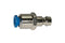 Riegler - Einstecknippel push-in 6 mm - voor Kupplungen NW 5 - Messing vern.