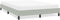 vidaXL - Bedframe - zonder - matras - 140x220 - cm - fluweel - lichtgrijs