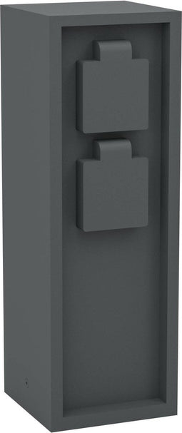 EGLO Park5 - Stopcontact Zuil Buiten - 2 Stopcontactpunten - Antraciet