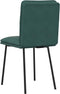 vidaXL - Eetkamerstoelen - 2 - st - fluweel - donkergroen