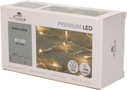 Anna's Collection Kerstverlichting - warm wit - 40 leds - 400 cm - met timer - kerstversiering