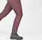 PS Poelman Leta - Dames Leren Enkellaarzen met Veters en Rits - Chunky Plateauzool 4,5 cm - Zwart Tumble