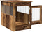 vidaXL - Hondenbench - 55x80x68 - cm - bewerkt - hout - oud - houtkleurig