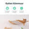 LBB Katten klimmuur met Hangmat - Krabpalen met hangmat - Klim wand - Krabpaal muur - Krabpaal voor grote katten - Kattenspeeltjes