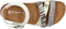 Braqeez Saar Spain - Meisjes Sandalen - Gespsluiting - Wit/Print