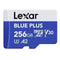 Lexar LMSBLPL256G-BNANG - Micro SD-Kaart - 256 GB - Blauw