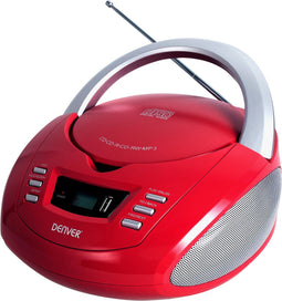 Denver TCU-211 - Boombox met radio CD USB - Rood