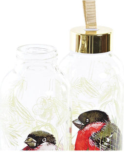 Fles DKD Home Decor Fågel Kristal PVC (550 ml) (2 Stuks)