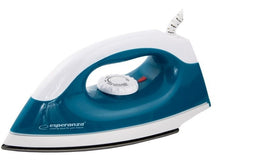 Esperanza TRAVEL IRON SMOOTHER - Droogstrijkijzer - 1200W - Blauw