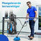 Lugia Hogedrukreiniger Pro - 185 bar - 2200W - 550 L/H - Bundel met Terrasreiniger Roterende Borstel Turbo spuitmond