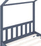 vidaXL - Kinderbedframe - massief - grenenhout - grijs - 90x200 - cm