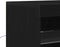 vidaXL - Sideboard - met - LED-verlichting - Zwart - Eiken - 41x37x67 - cm