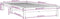 vidaXL - Bedframe - massief - grenenhout - honingbruin - 90x200 - cm