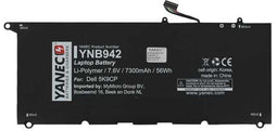 Yanec JD25G - Laptop Accu 7400 mAh - Li-Polymer - Zwart