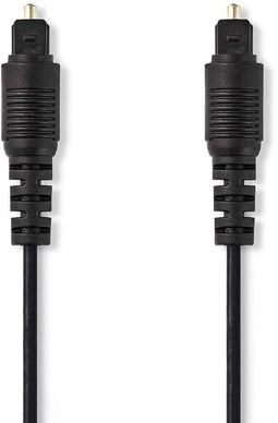Nedis CAGB25000BK20 - Optische digitale kabel S/PDIF - 200 cm - Zwart