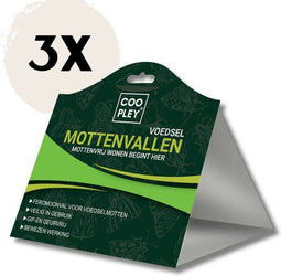 Mottenvallen 3 Stuks Voedselmottenvallen - Exclusieve Bestrijding Motten - Voedsel- en Meelmotten be