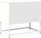 vidaXL - Tv-meubel - 68x39x60,5 - cm - staal - wit