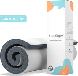 CozySense® Topper 140x200 - Topmatras - Traagschuim met Verkoelende Gel - CertiPUR® - Medium Hardheid - 8 CM - Wasbare Hoes