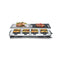 Severin RG 2373 - Raclettegrill - Natuurlijke grillsteen - Zilver