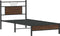vidaXL - Zebra - rolgordijn - 110x150 - cm - stofbreedte - 105,9 - cm - donkergrijs