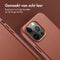 Accezz MagSafe Leather Backcover - Soft case - Krasbestendig - Bruin (iPhone 13 Pro)