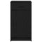 vidaXL - Dressoir - in - Zwart - Eiken - 40x41x75 - cm - Gelaagd - Hout