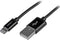 StarTech.com 1 m zwarte Apple 8-polige Lightning connector naar USB-kabel