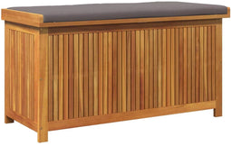 vidaXL - Opbergbox - voor - buiten - 113x50x60,5 - cm - massief - acaciahout