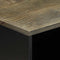 vidaXL - Salontafel - 80x50x40 - cm - massief - mangohout - lichtgrijs