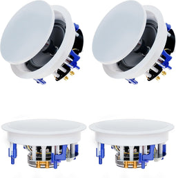 6.5'' 600 Watt 2-weg Bluetooth-plafondluidsprekerpakket Perfect voor thuisbioscoopsysteem, woonkamer