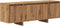 vidaXL - Tv-meubel - 120x30x40,5 - cm - bewerkt - hout - artisanaal - eikenkleurig