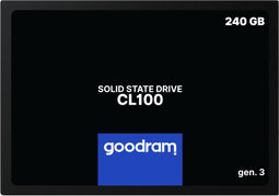 Goodram CL100 gen.3 - SSD 240GB - 2,5" - Leessnelheid 520MB/s - Schrijfsnelheid 400MB/s