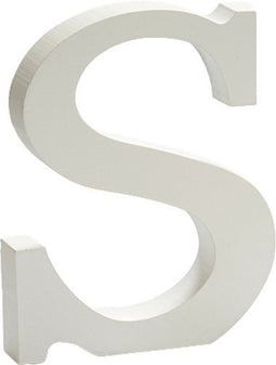 Pincello Decoratieletter S 15 X 1,8 Cm Hout Wit