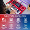Akai Professional MPC Key 37 - Standalone Productie Synthesizer - Wi-Fi Bluetooth Touchscreen - Rood wit