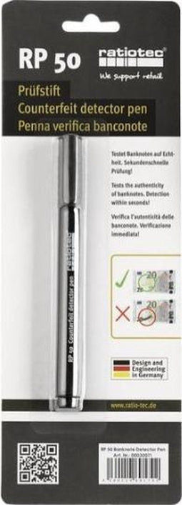 Ratiotec RP 50 Valsgelddetector-pen