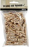 Creotime Mini wasknijpers, afm 30x3 mm, berkehout, 100 stuks