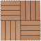 vidaXL - Terrastegels - 11 - stuks - 30 - x - 30 - cm - WPC - 1 - m2 - bruin