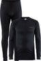 Craft Core Dry Baselayer - Thermoset Heren - Warm en ademend - Zwart - Maat XL