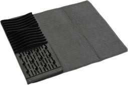 Afdruiprek voor Keukengootsteen Versa W Zwart Wit Polypropyleen (16 x 4 x 40 cm)